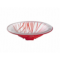 Ваза Bugatti для фруктов FLORA Red 21-FLORA3F