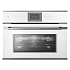 Компактный духовой шкаф с микроволнами Kuppersbusch CBM 6550.0 W3 Silver Chrome