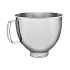 Чаша 4.8 л стальная KitchenAid, чеканка, 5KSM5SSBHM