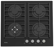 Газовая стеклянная варочная панель Korting HGG 6825 CTN