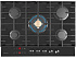 Газовая варочная панель Hiberg VM 7155 B