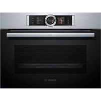 Духовой шкаф с СВЧ BOSCH CMG 676BS1